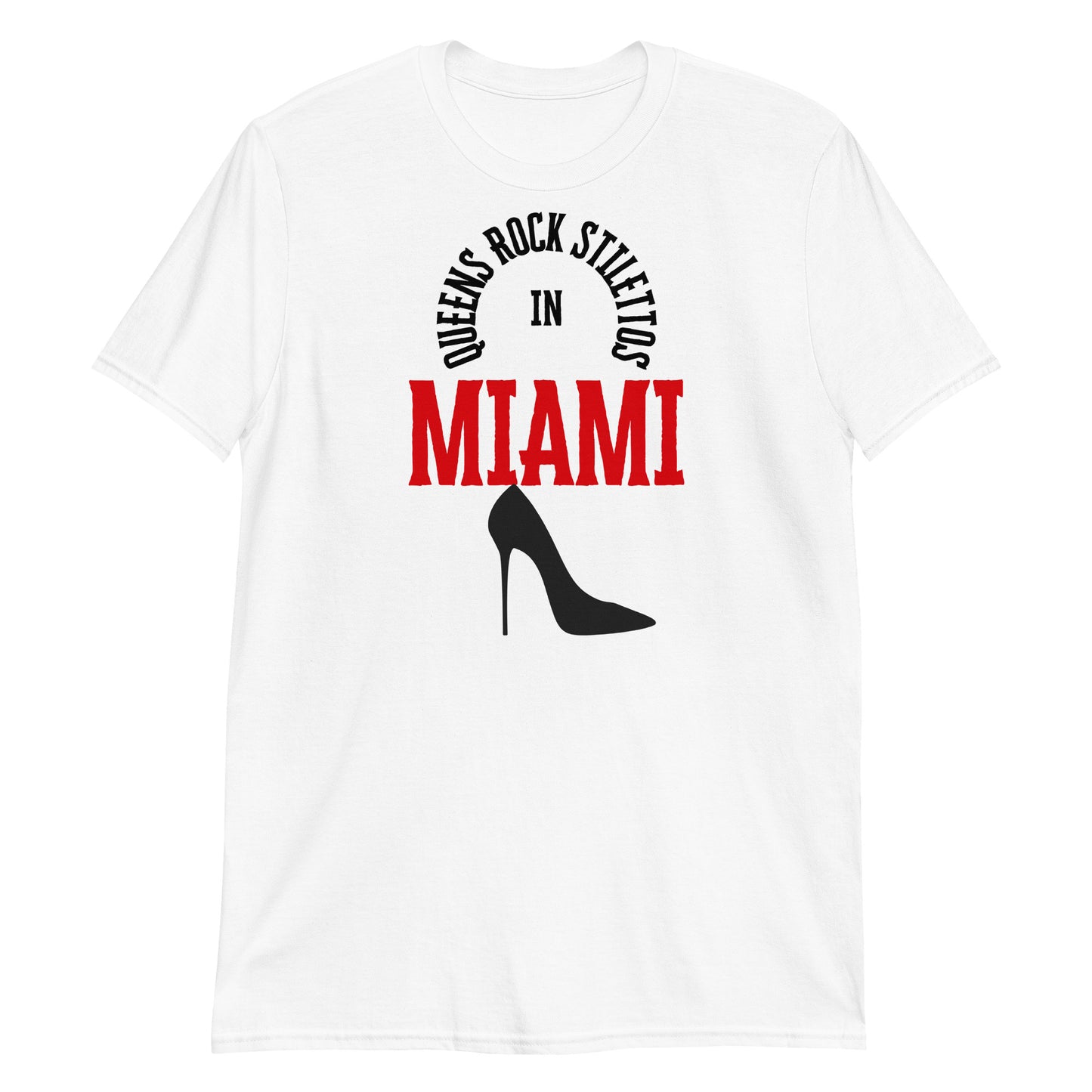 QRS in Miami in Red Short-Sleeve Unisex T-Shirt