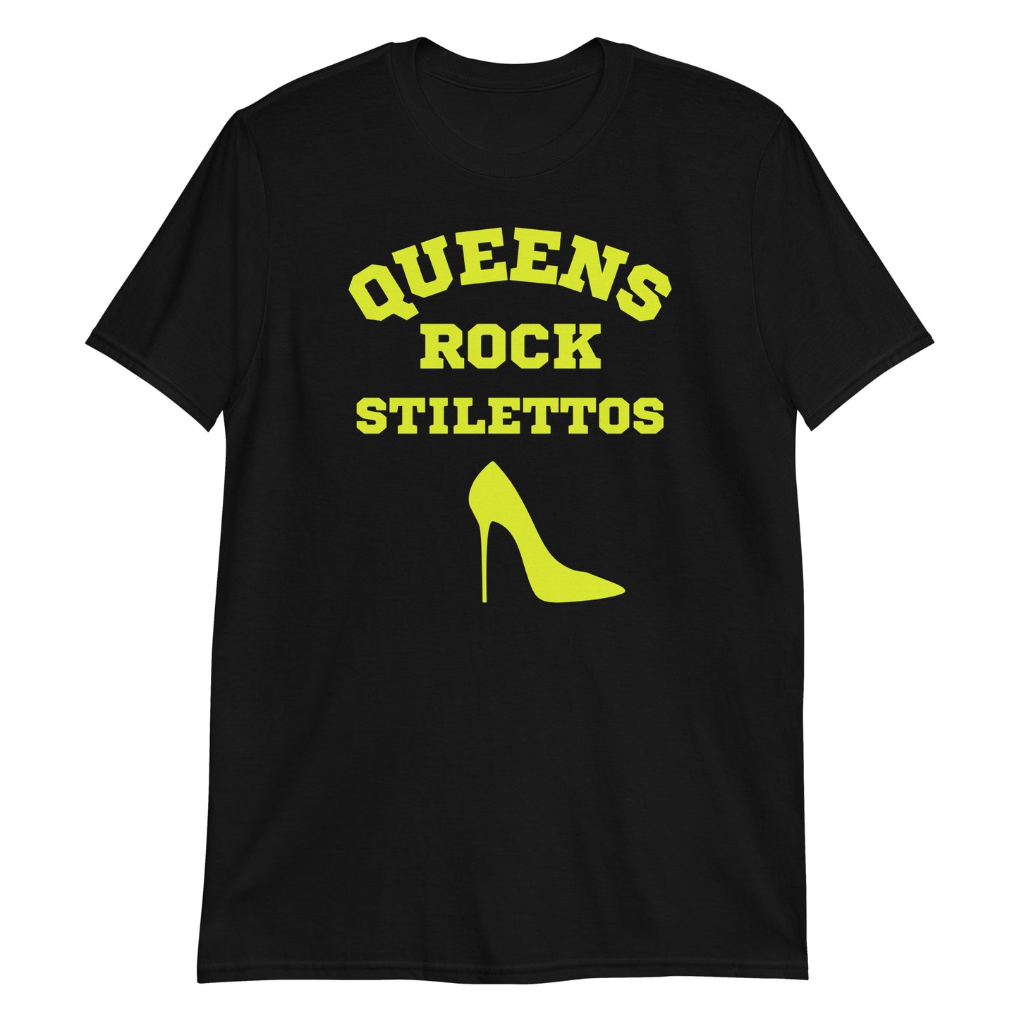 Y not Yellow Stilettos Short-Sleeve Unisex T-Shirt