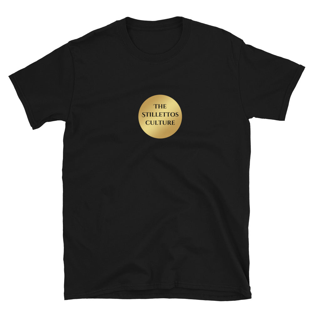 The Stilettos Culture Gold Short-Sleeve Unisex T-Shirt