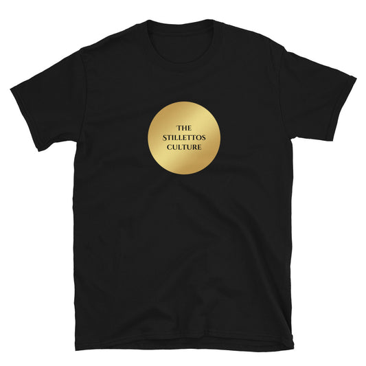 Stilettos Culture Gold Circle Short-Sleeve Unisex T-Shirt