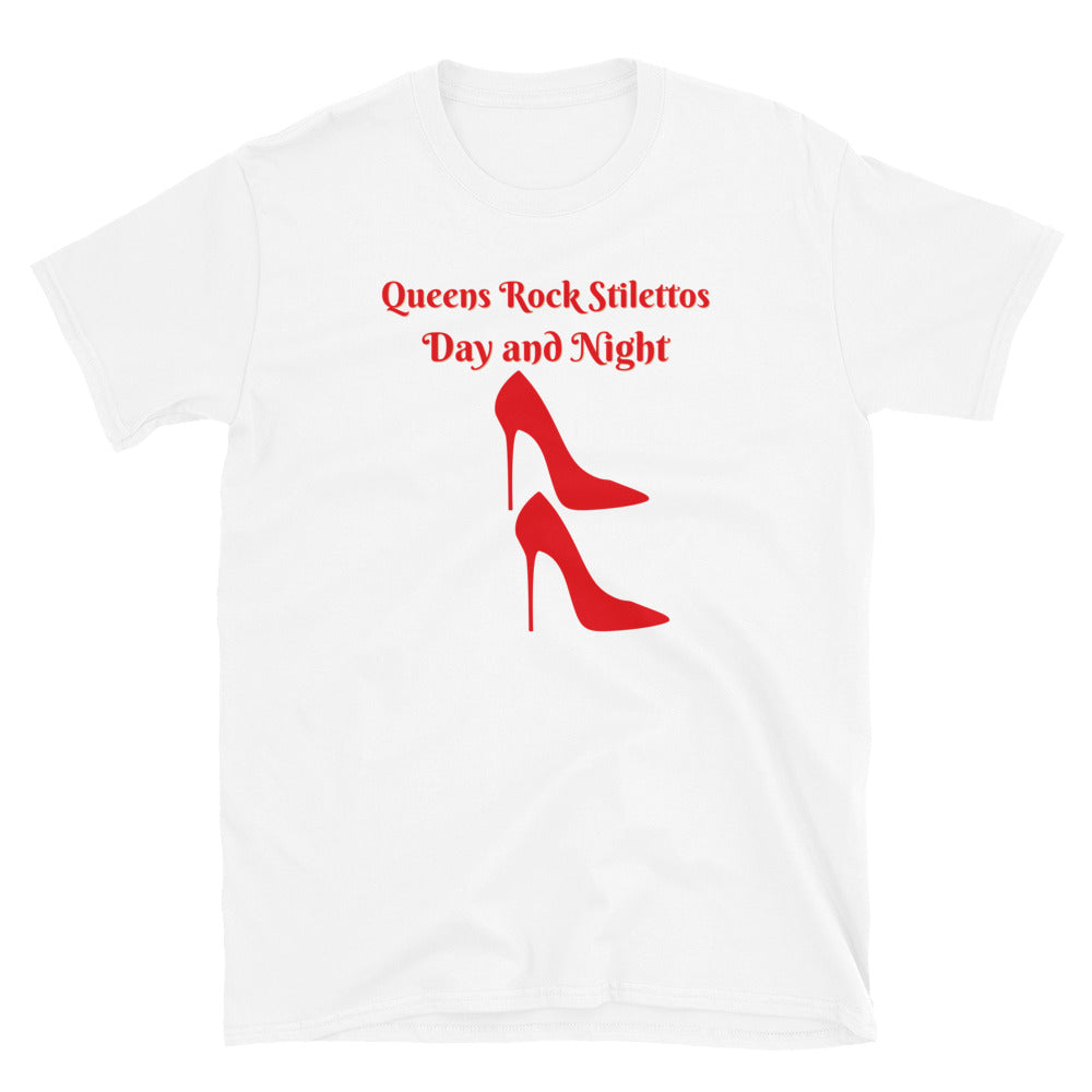 Stilettos Day and Night Short-Sleeve Unisex T-Shirt