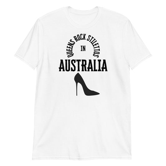 QRS in Australia in Black Short-Sleeve Unisex T-Shirt