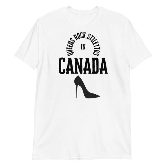 QRS in Canada in Black Short-Sleeve Unisex T-Shirt