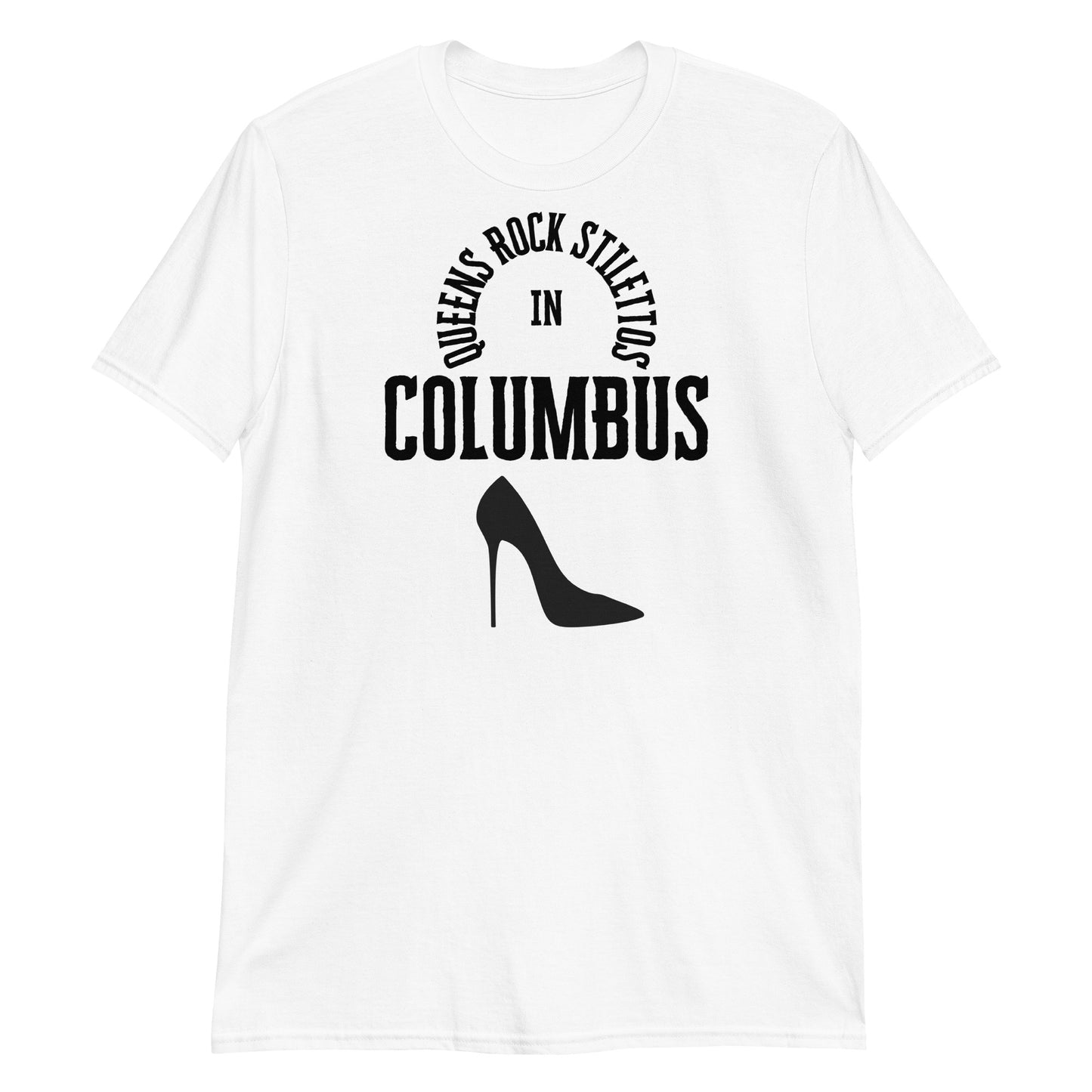 QRS in Columbus in Black Short-Sleeve Unisex T-Shirt