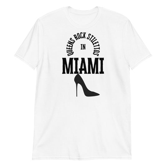 QRS in Miami in Black Short-Sleeve Unisex T-Shirt