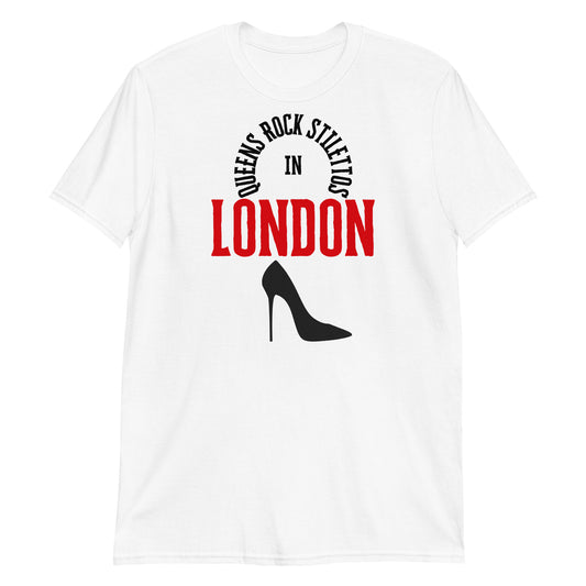 QRS in London in Red Short-Sleeve Unisex T-Shirt