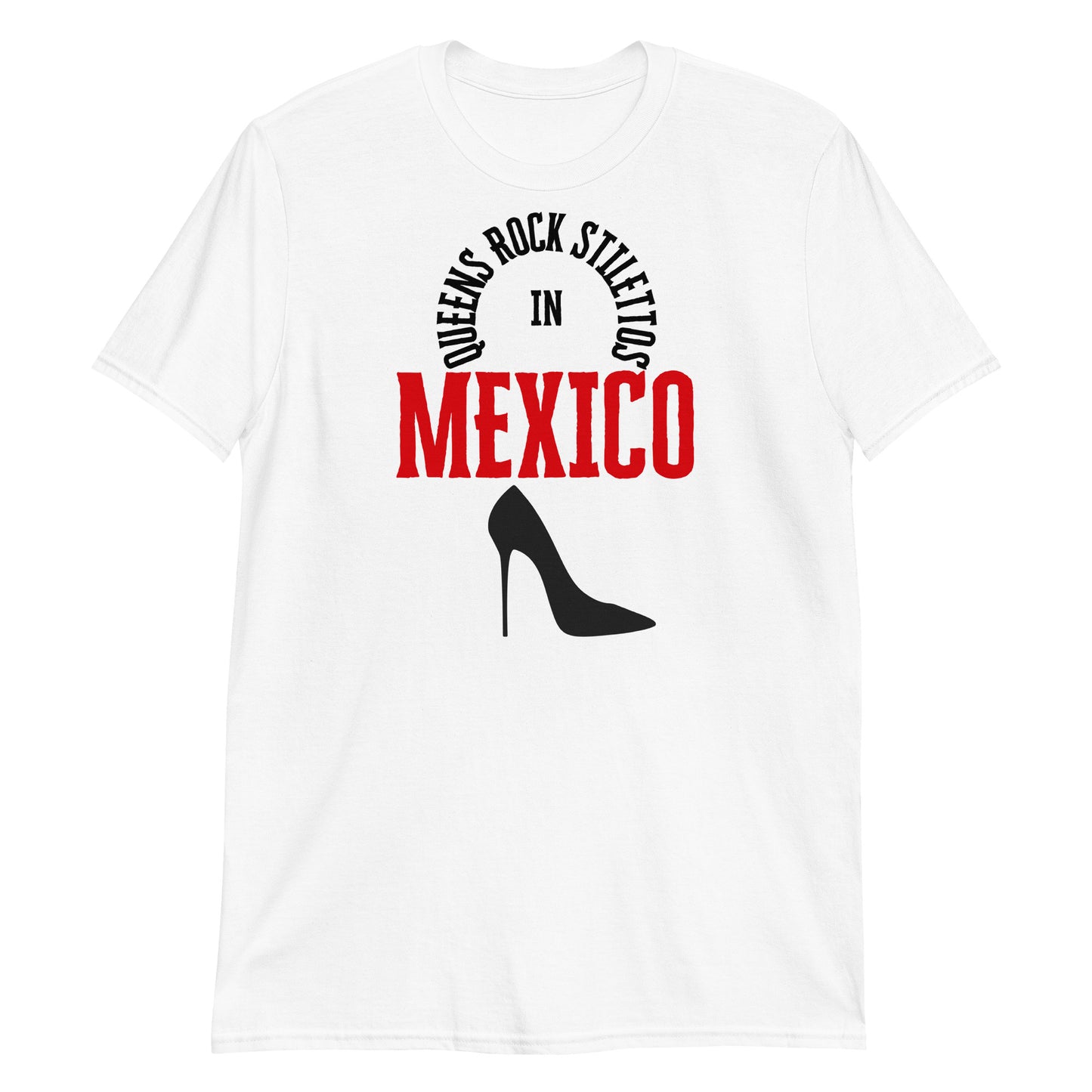 QRS in Mexico in Red Short-Sleeve Unisex T-Shirt