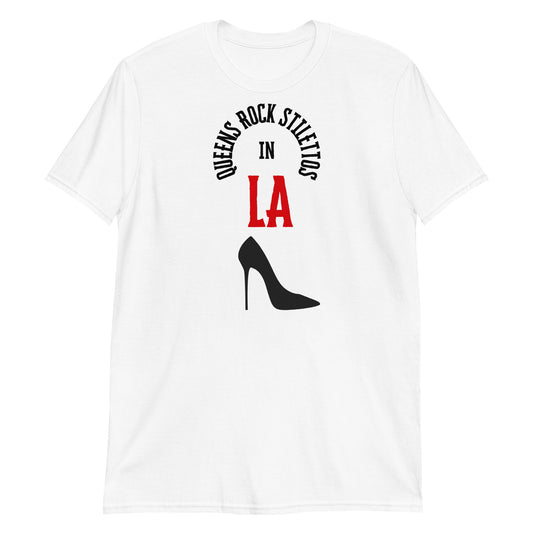 QRS in LA in Red Short-Sleeve Unisex T-Shirt