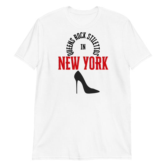 QRS in New York in Red Short-Sleeve Unisex T-Shirt