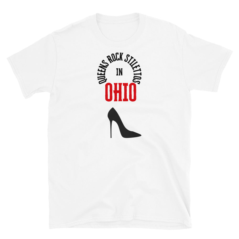 QRS in Ohio in Red Short-Sleeve Unisex T-Shirt