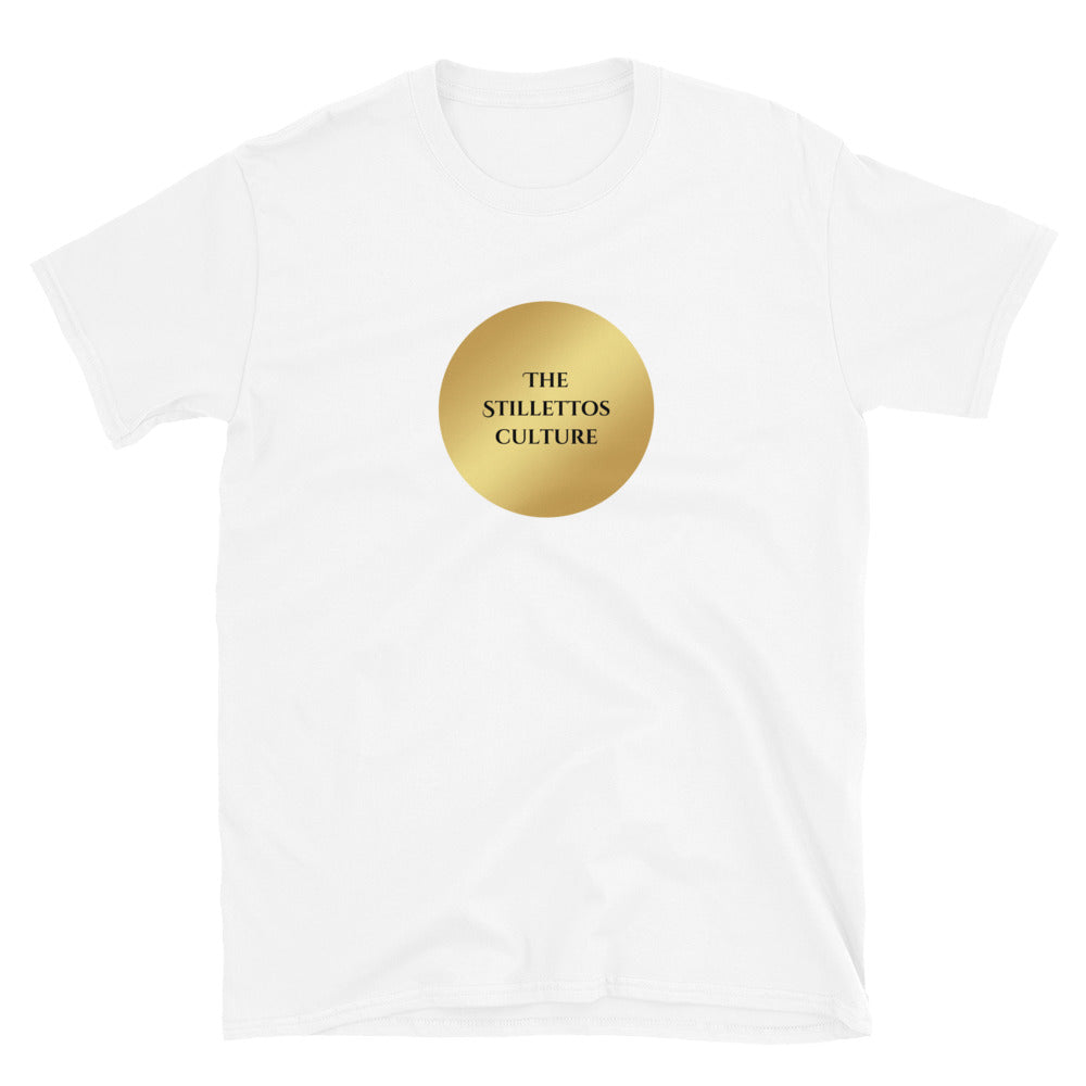 Stilettos Culture Gold Circle Short-Sleeve Unisex T-Shirt