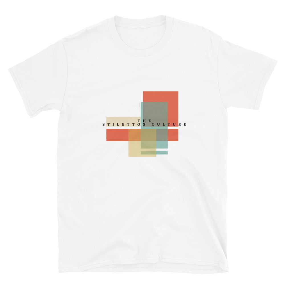 The Stilettos Culture on the Square Short-Sleeve Unisex T-Shirt